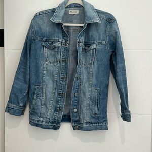 Oversized Madewell Denim Jacket